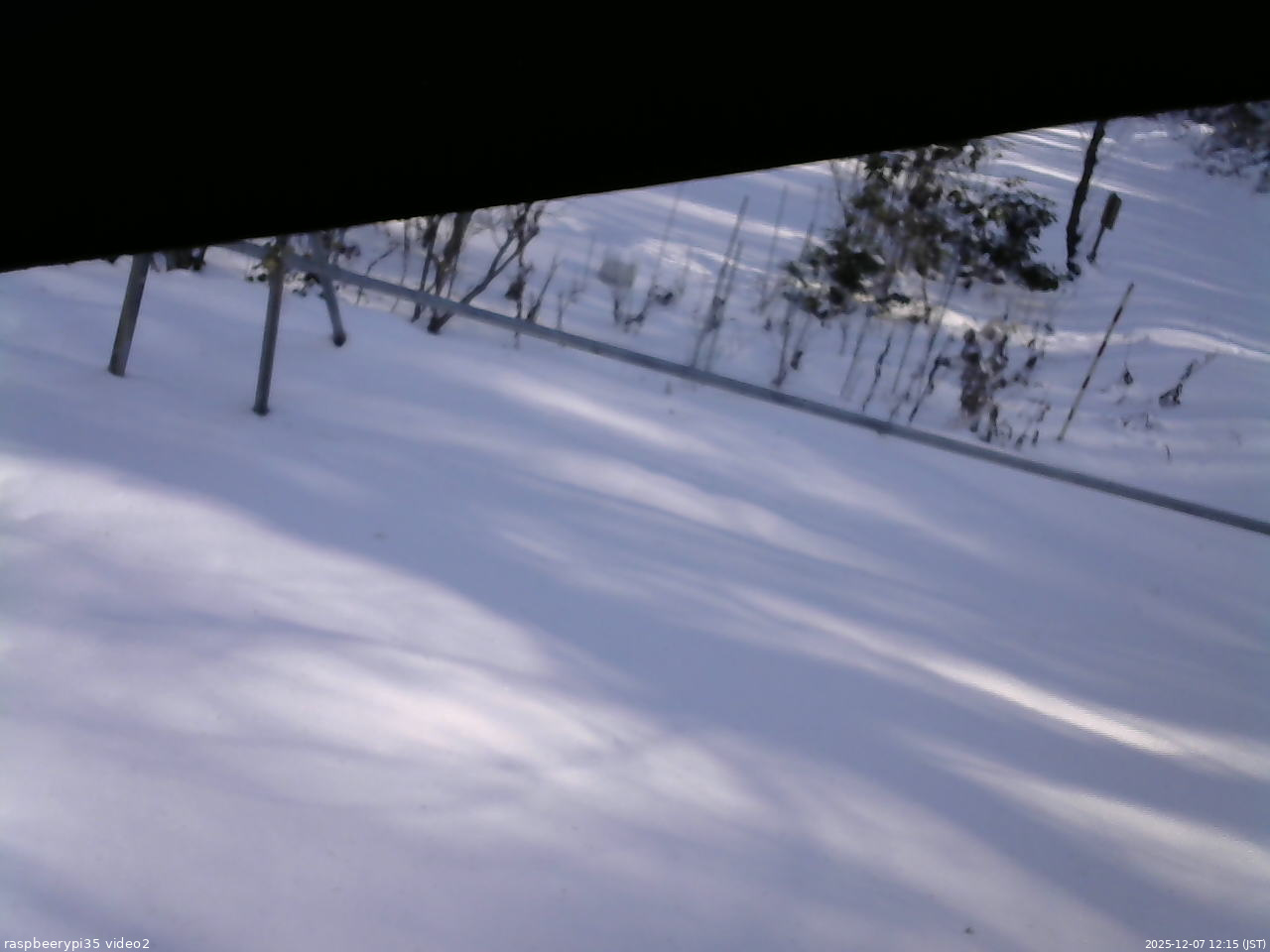長野県菅平高原 ゆたか山荘 駐車場 2025/12/07 12:15