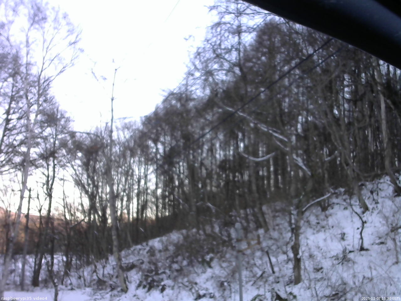 長野県菅平高原 ゆたか山荘 東側上空 2025/12/07 15:30