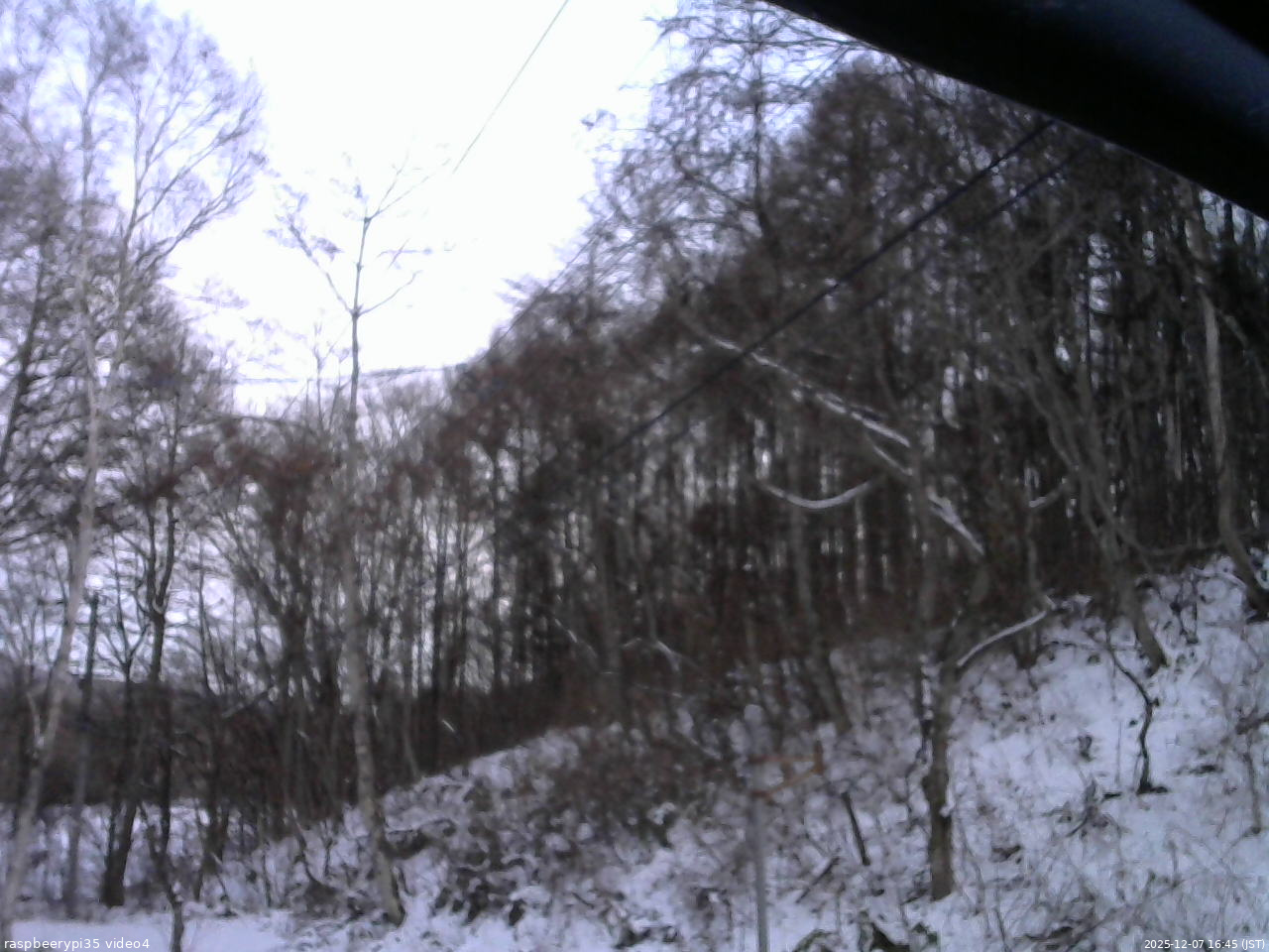 長野県菅平高原 ゆたか山荘 東側上空 2025/12/07 16:45