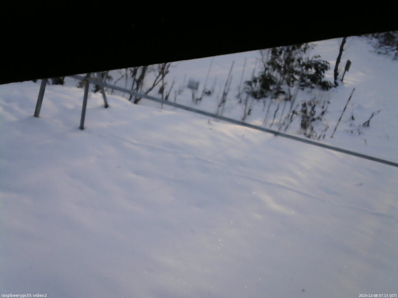 長野県菅平高原 ゆたか山荘 駐車場 2025/12/08 07:15