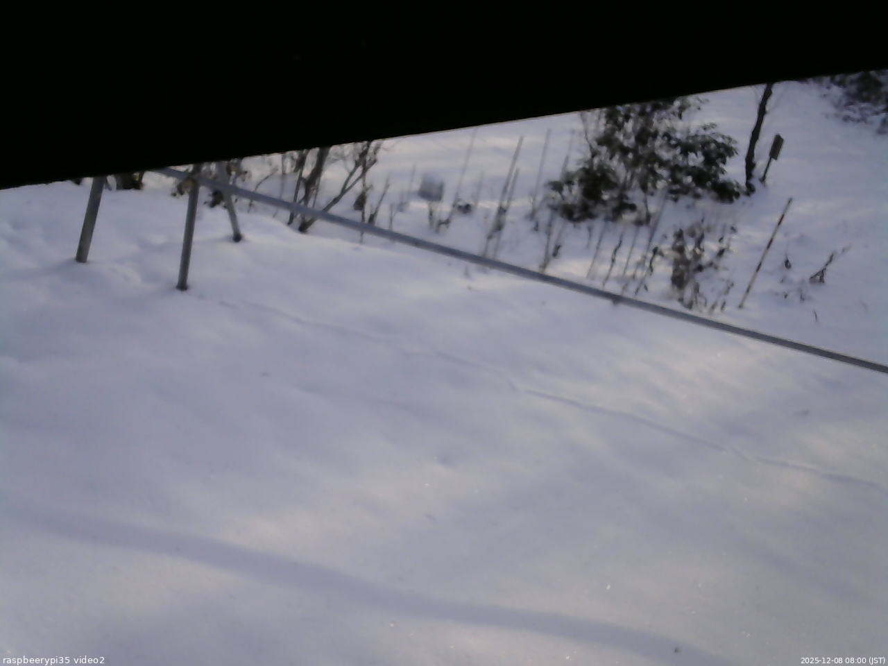 長野県菅平高原 ゆたか山荘 駐車場 2025/12/08 08:00
