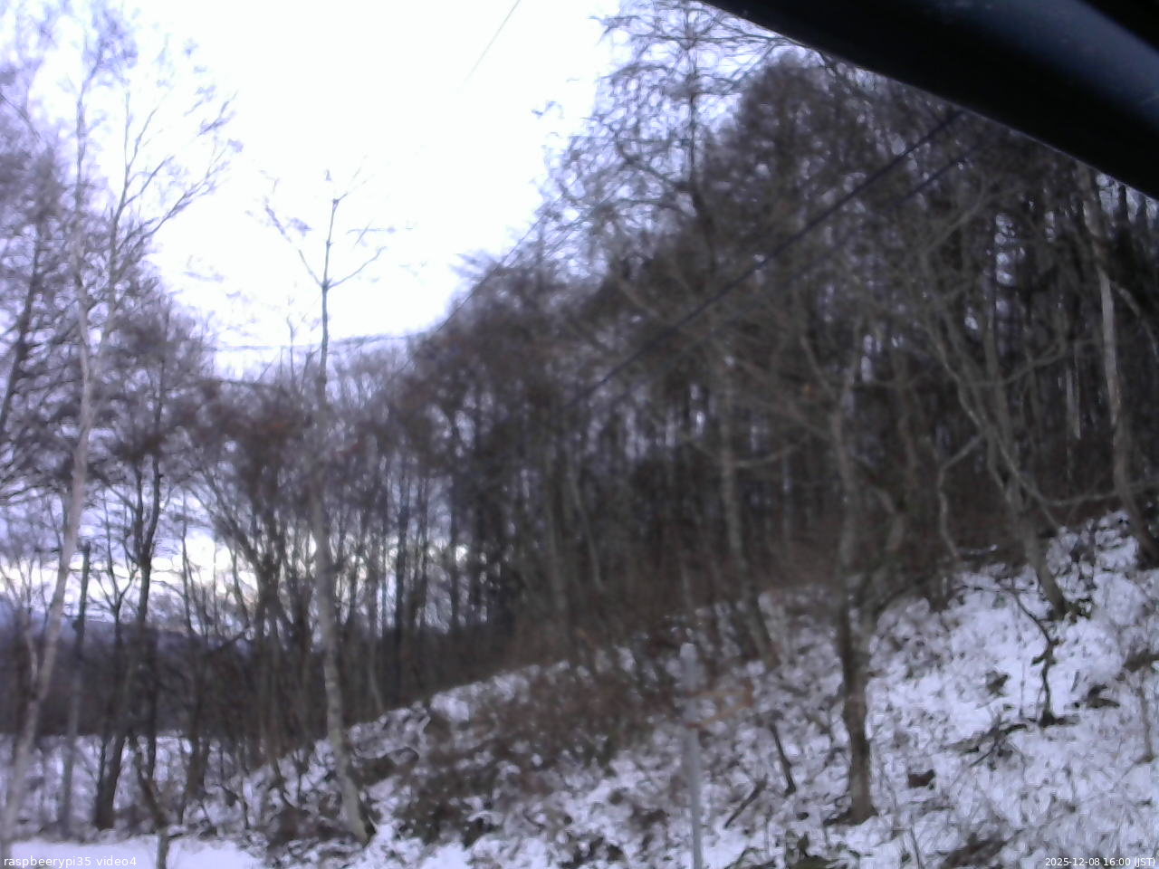 長野県菅平高原 ゆたか山荘 東側上空 2025/12/08 16:00