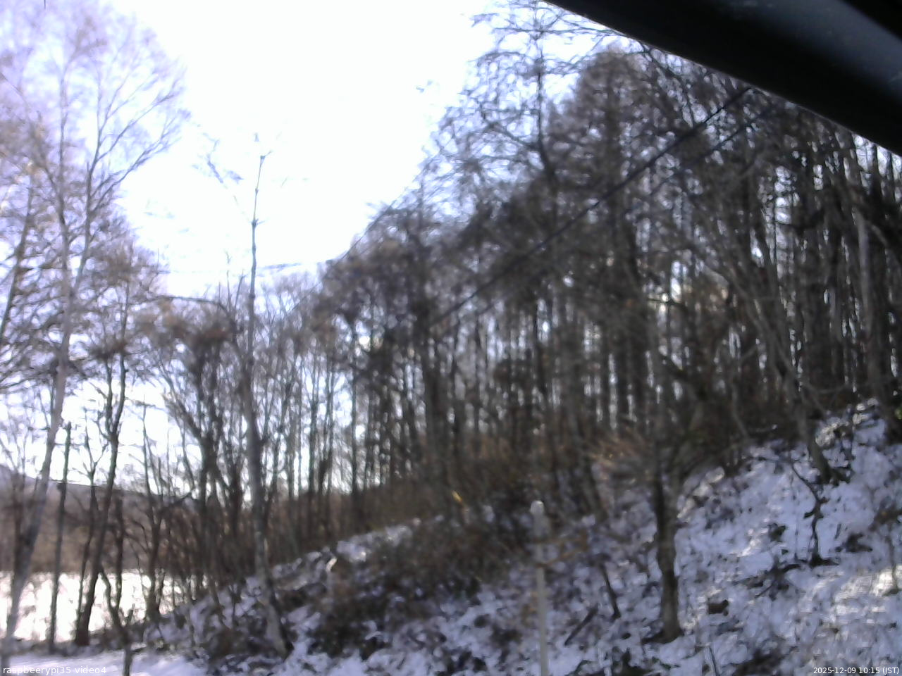 長野県菅平高原 ゆたか山荘 東側上空 2025/12/09 10:15