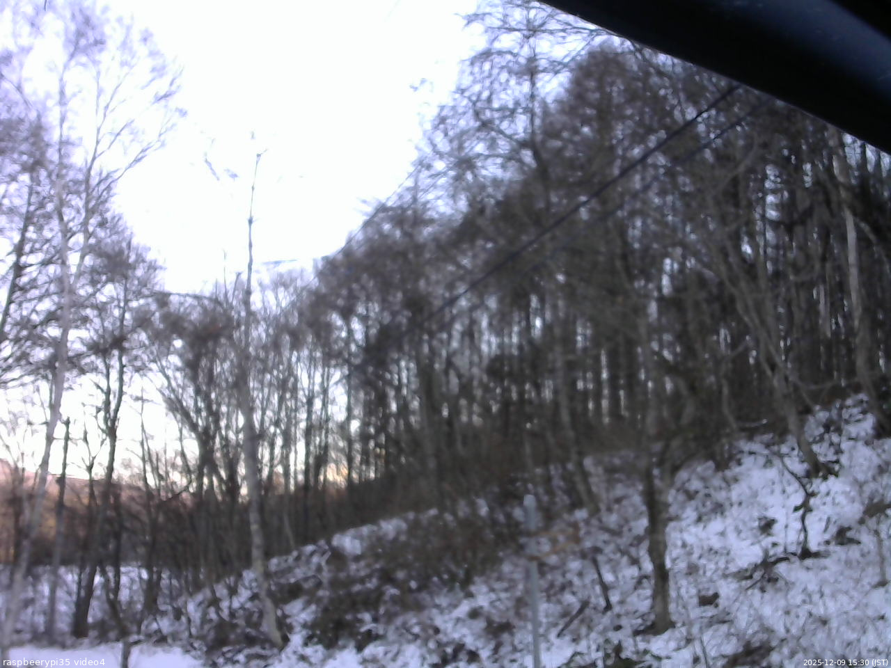 長野県菅平高原 ゆたか山荘 東側上空 2025/12/09 15:30