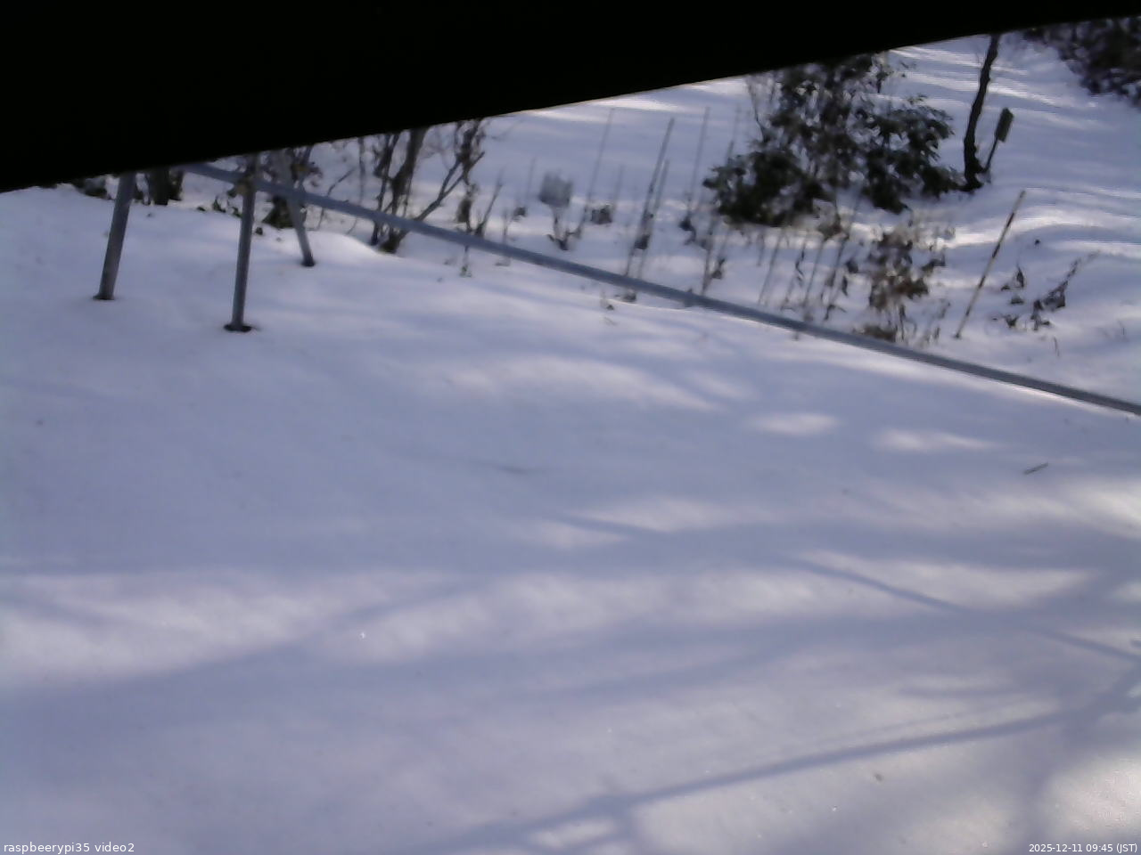 長野県菅平高原 ゆたか山荘 駐車場 2025/12/11 09:45
