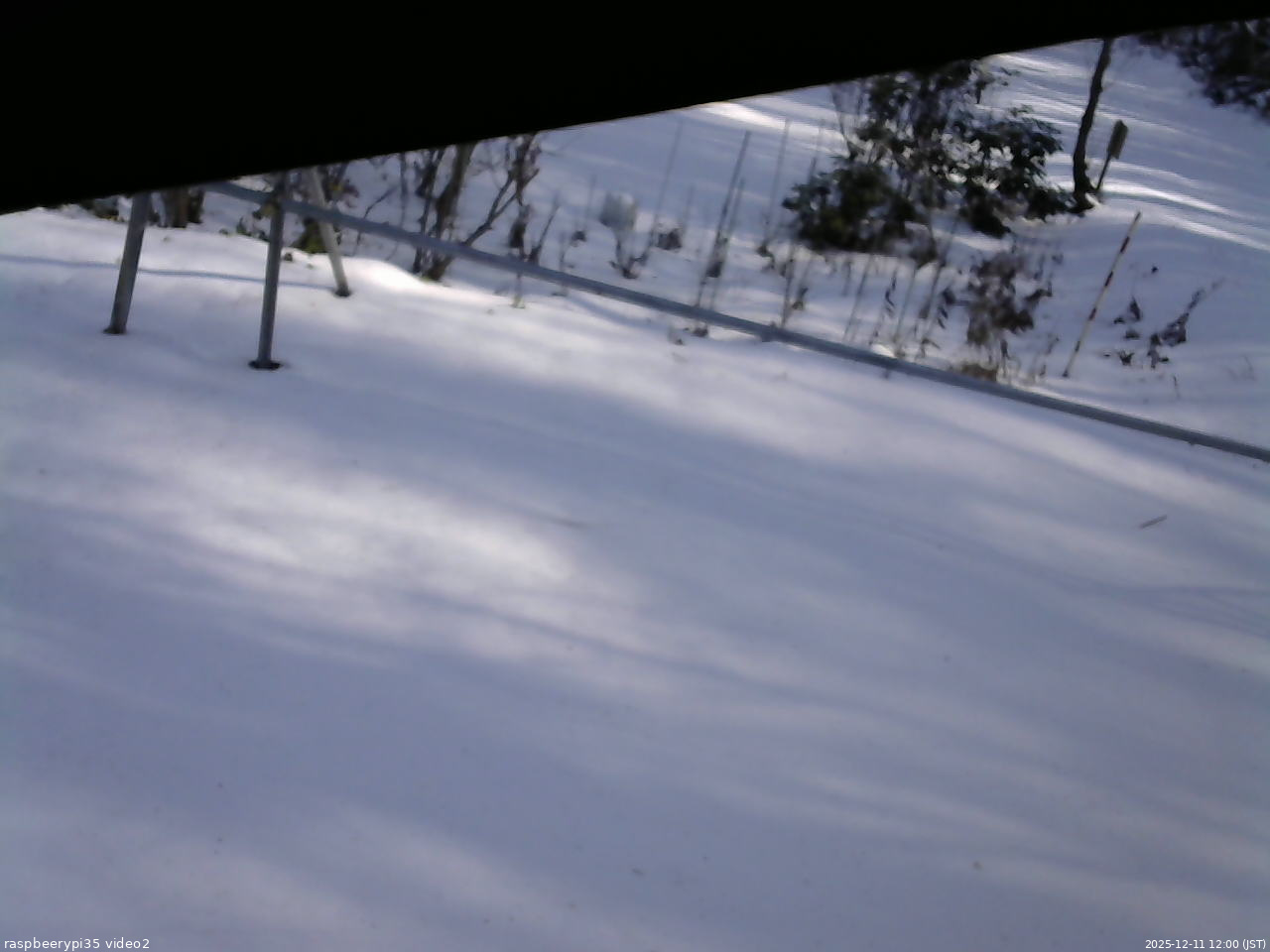 長野県菅平高原 ゆたか山荘 駐車場 2025/12/11 12:00