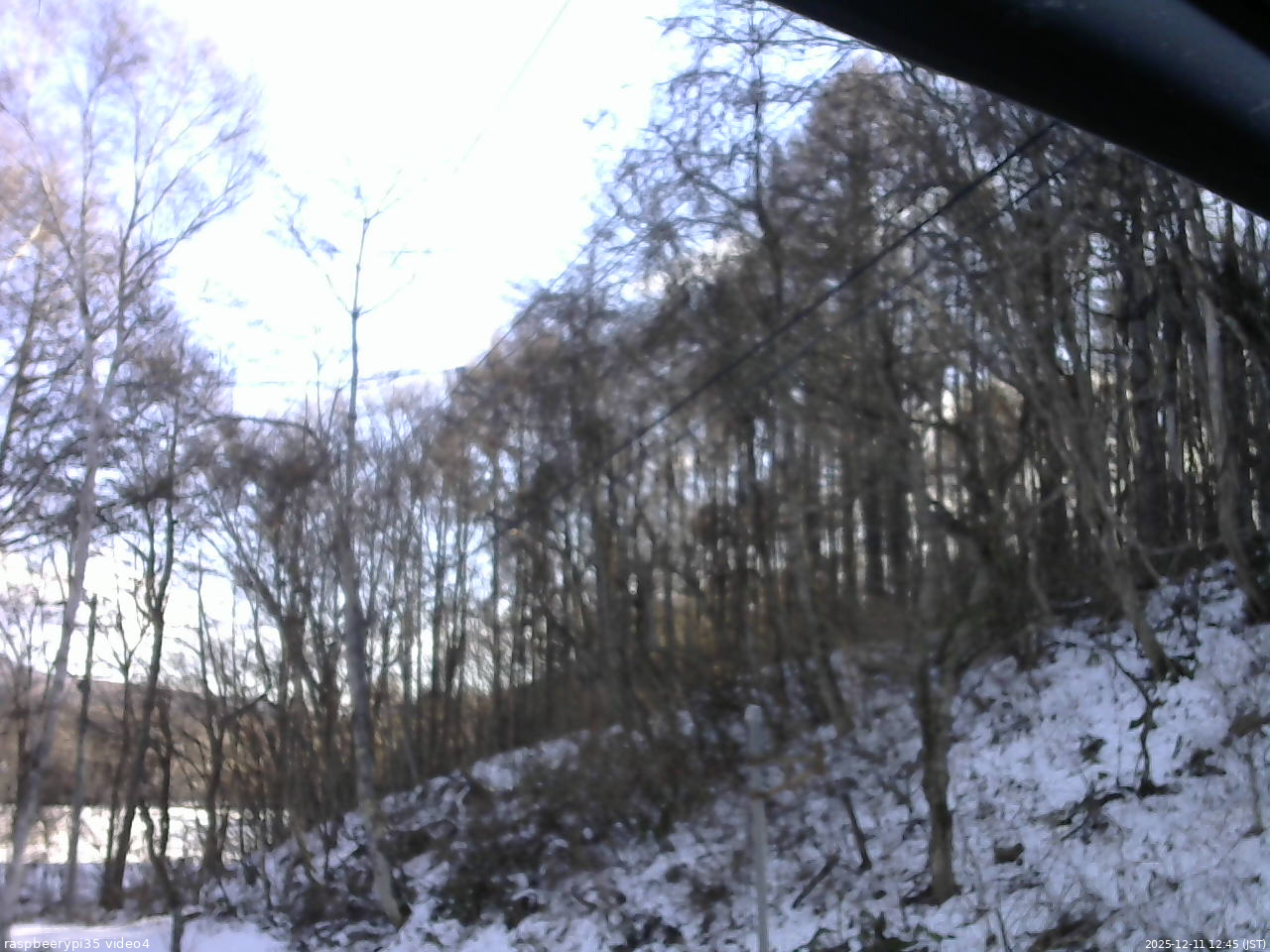 長野県菅平高原 ゆたか山荘 東側上空 2025/12/11 12:45