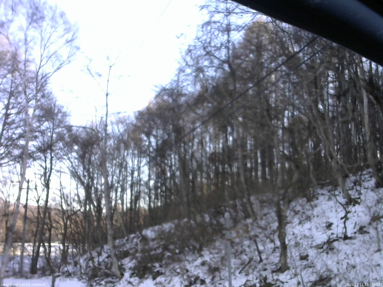 長野県菅平高原 ゆたか山荘 東側上空 2025/12/11 13:45