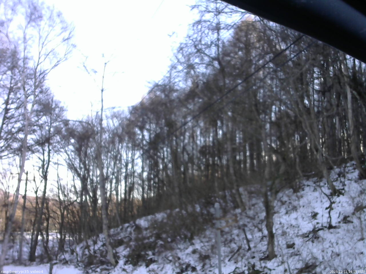 長野県菅平高原 ゆたか山荘 東側上空 2025/12/11 14:15