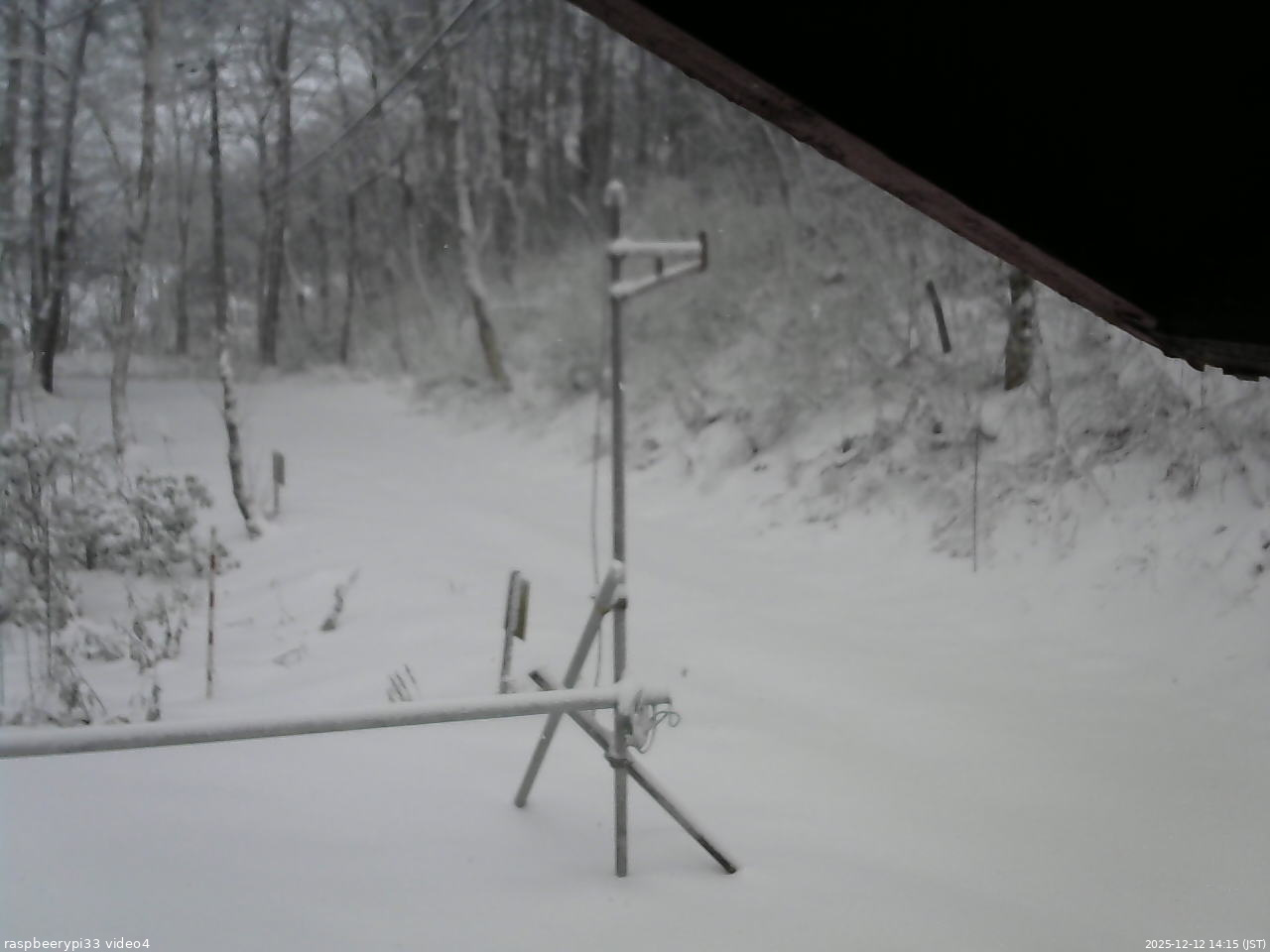 長野県菅平高原 ゆたか山荘 東側(坂下) 2025/12/12 14:15