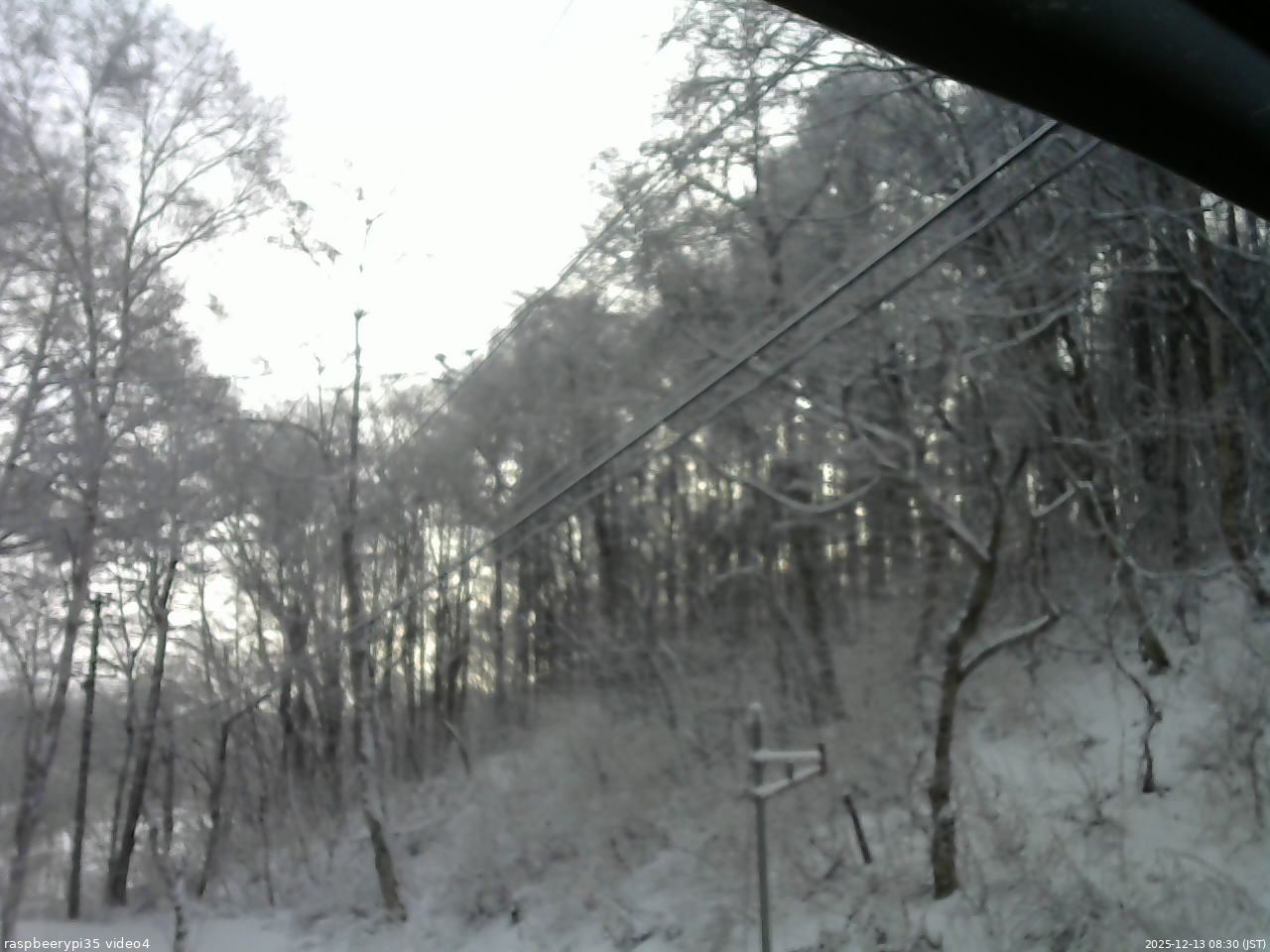長野県菅平高原 ゆたか山荘 東側上空 2025/12/13 08:30