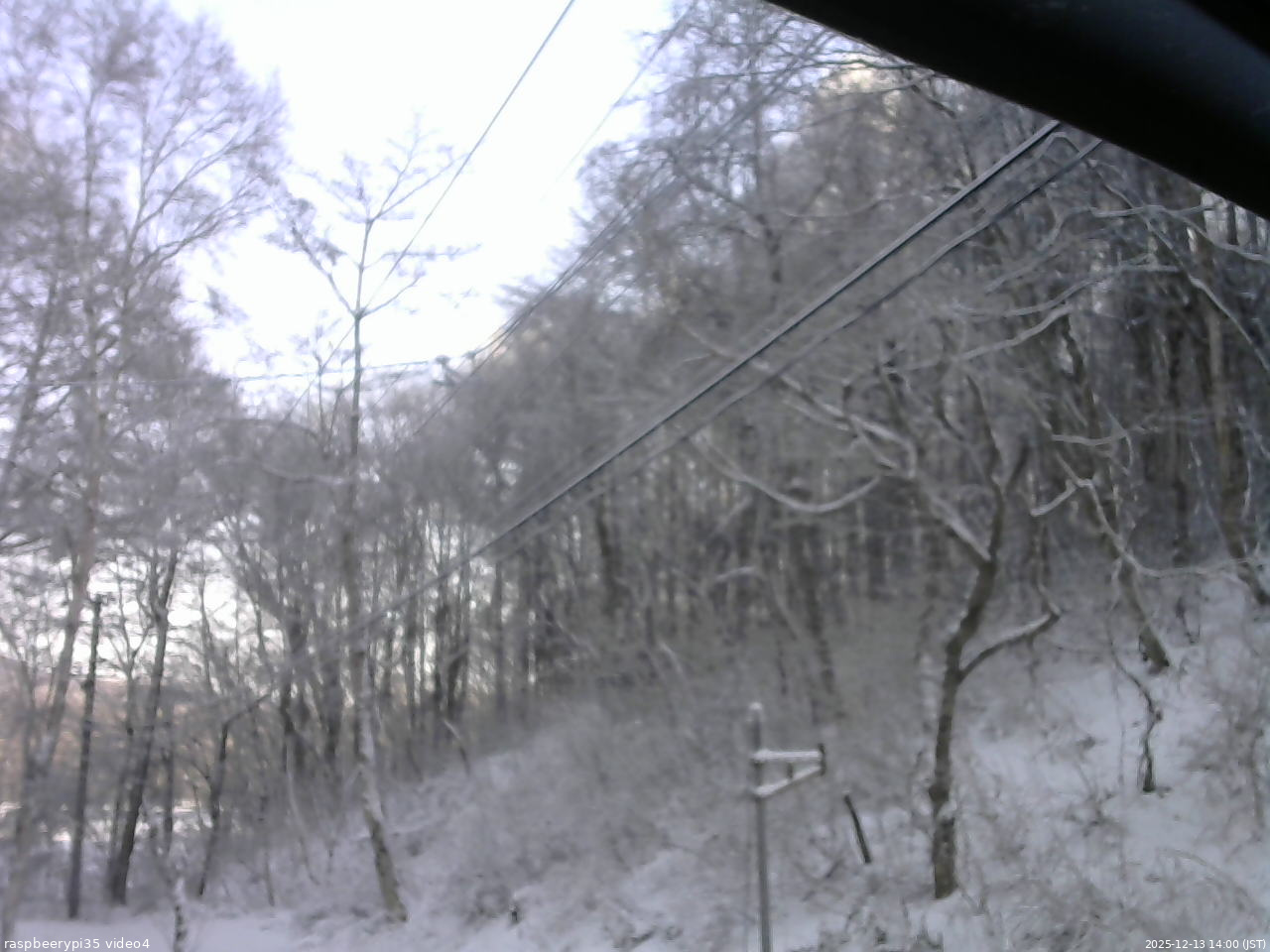 長野県菅平高原 ゆたか山荘 東側上空 2025/12/13 14:00