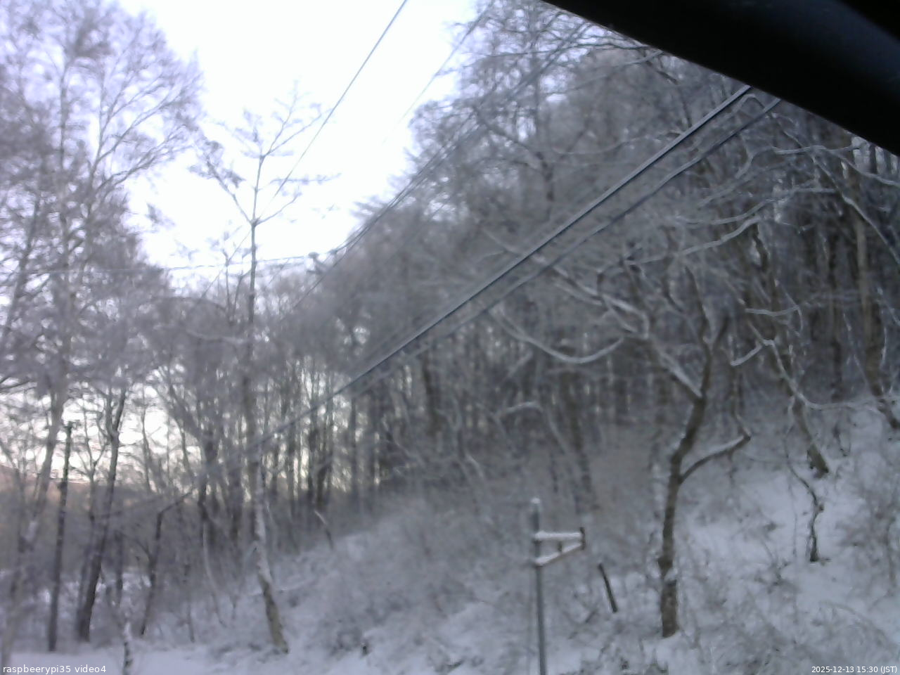 長野県菅平高原 ゆたか山荘 東側上空 2025/12/13 15:30