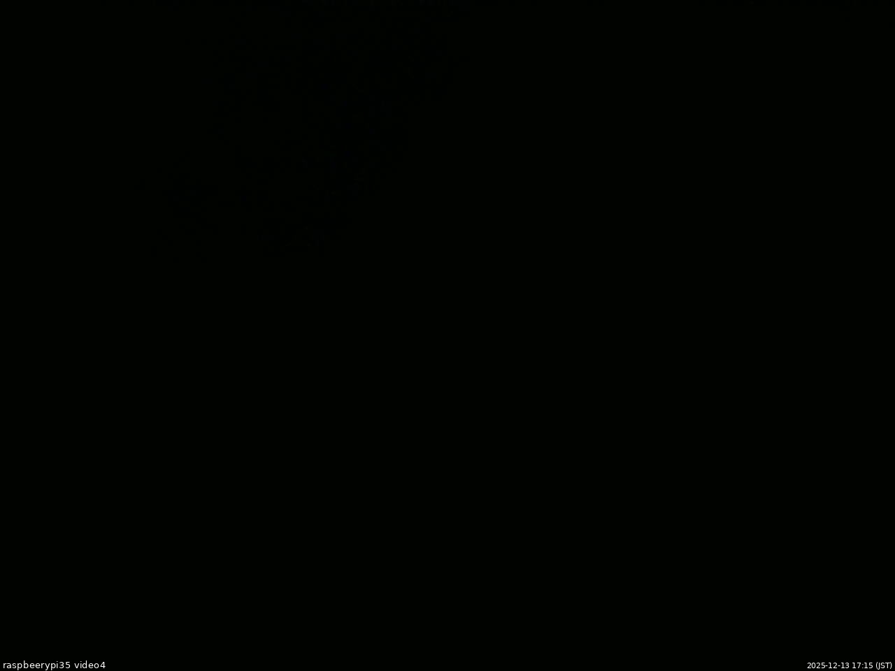 長野県菅平高原 ゆたか山荘 東側上空 2025/12/13 17:15