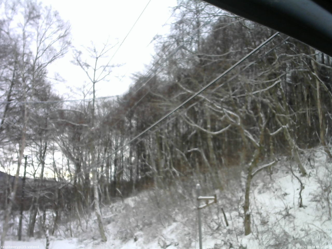 長野県菅平高原 ゆたか山荘 東側上空 2025/12/14 08:00