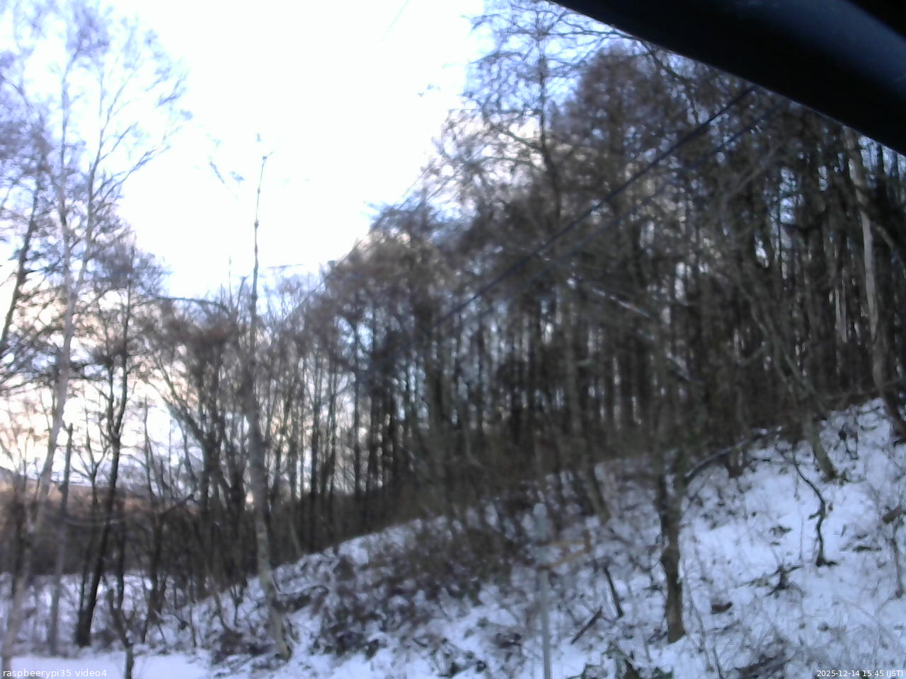長野県菅平高原 ゆたか山荘 東側上空 2025/12/14 15:45
