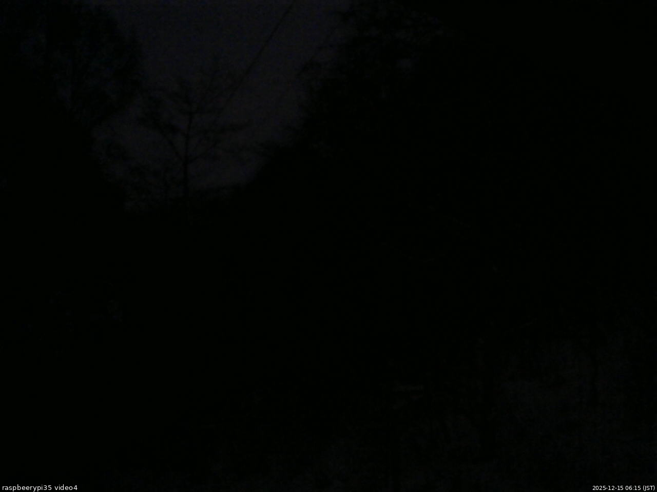 長野県菅平高原 ゆたか山荘 東側上空 2025/12/15 06:15