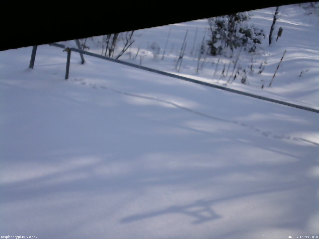 長野県菅平高原 ゆたか山荘 駐車場 2025/12/17 09:45