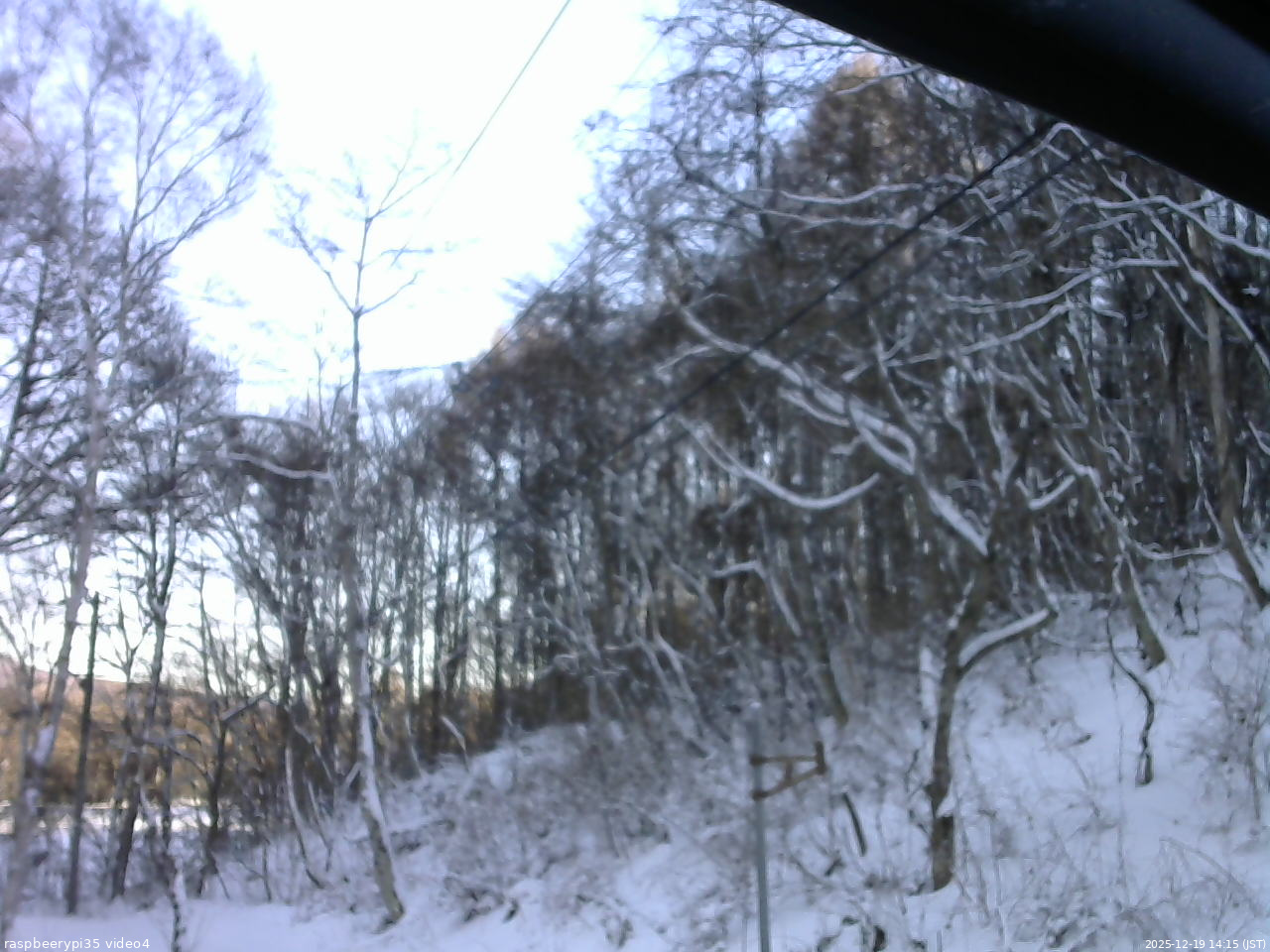 長野県菅平高原 ゆたか山荘 東側上空 2025/12/19 14:15
