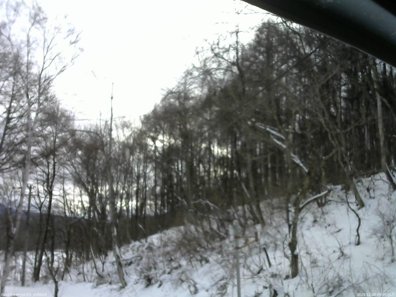 長野県菅平高原 ゆたか山荘 東側上空 2025/12/20 09:00
