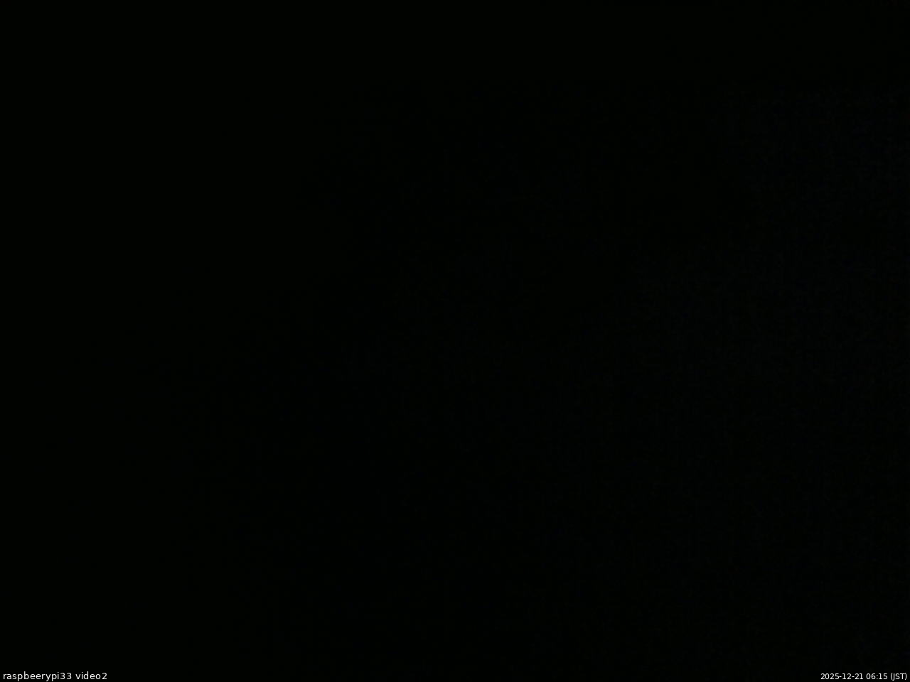 長野県菅平高原 ゆたか山荘 南側 2025/12/21 06:15