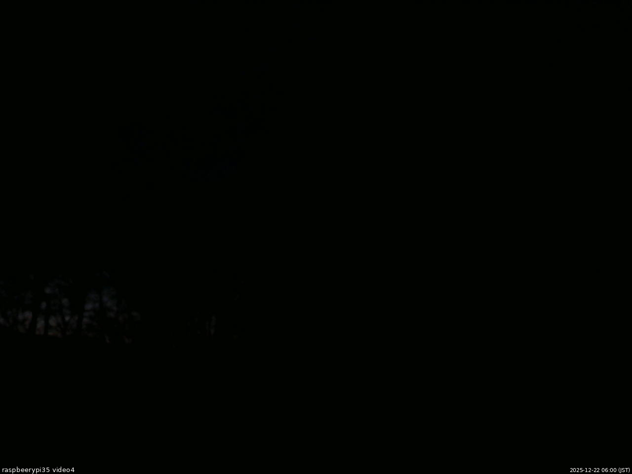 長野県菅平高原 ゆたか山荘 東側上空 2025/12/22 06:00