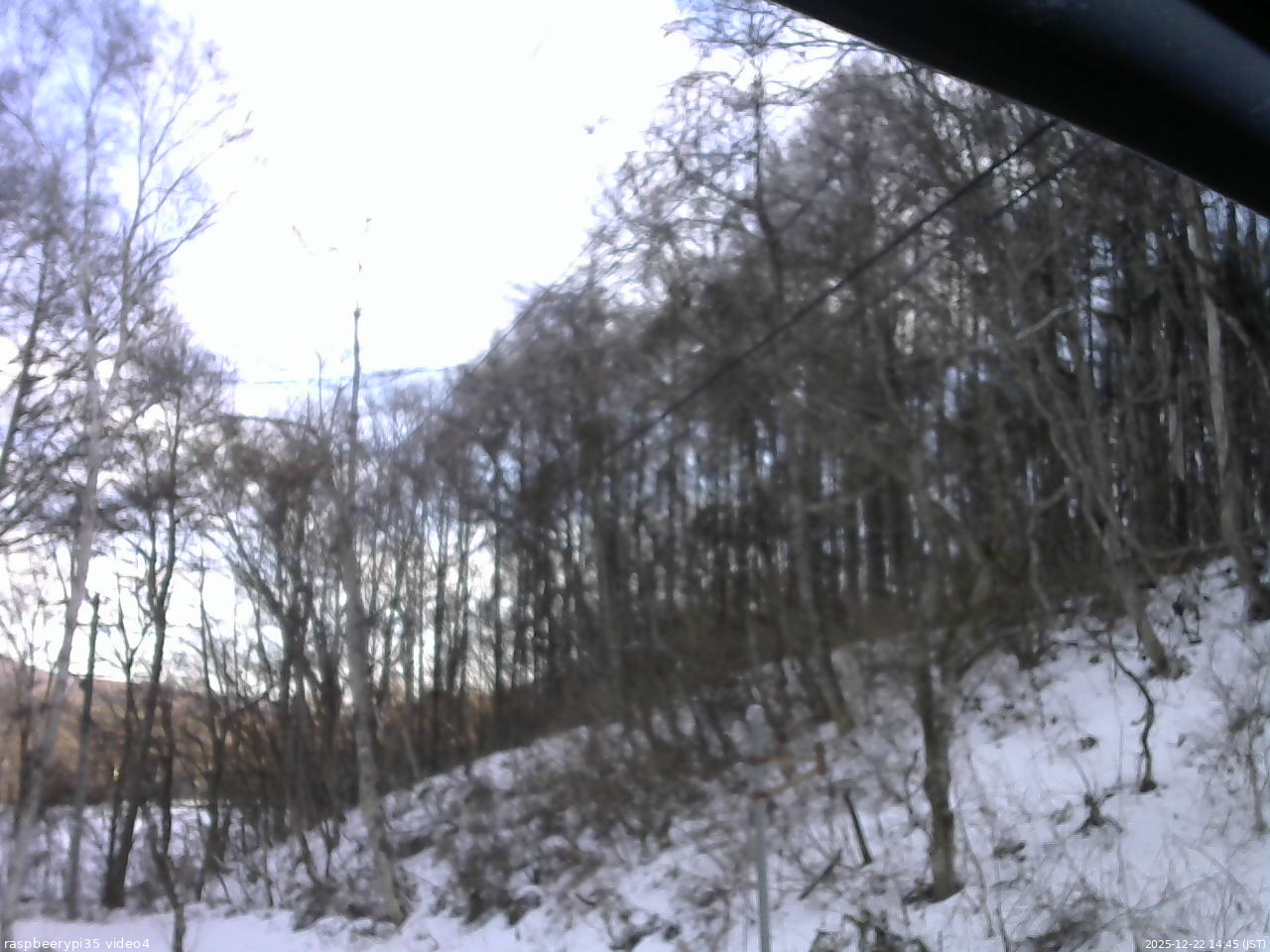 長野県菅平高原 ゆたか山荘 東側上空 2025/12/22 14:45
