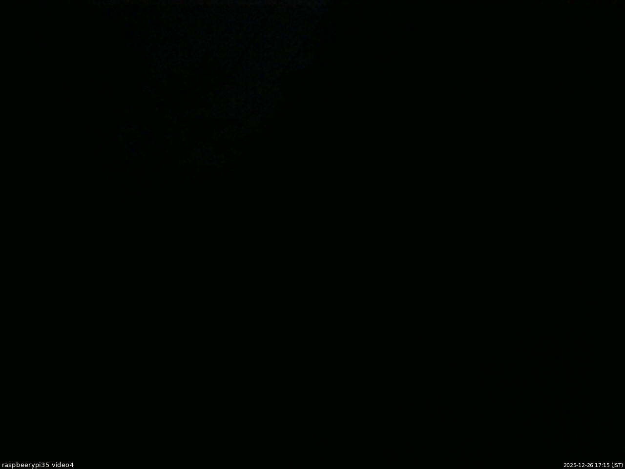 長野県菅平高原 ゆたか山荘 東側上空 2025/12/26 17:15