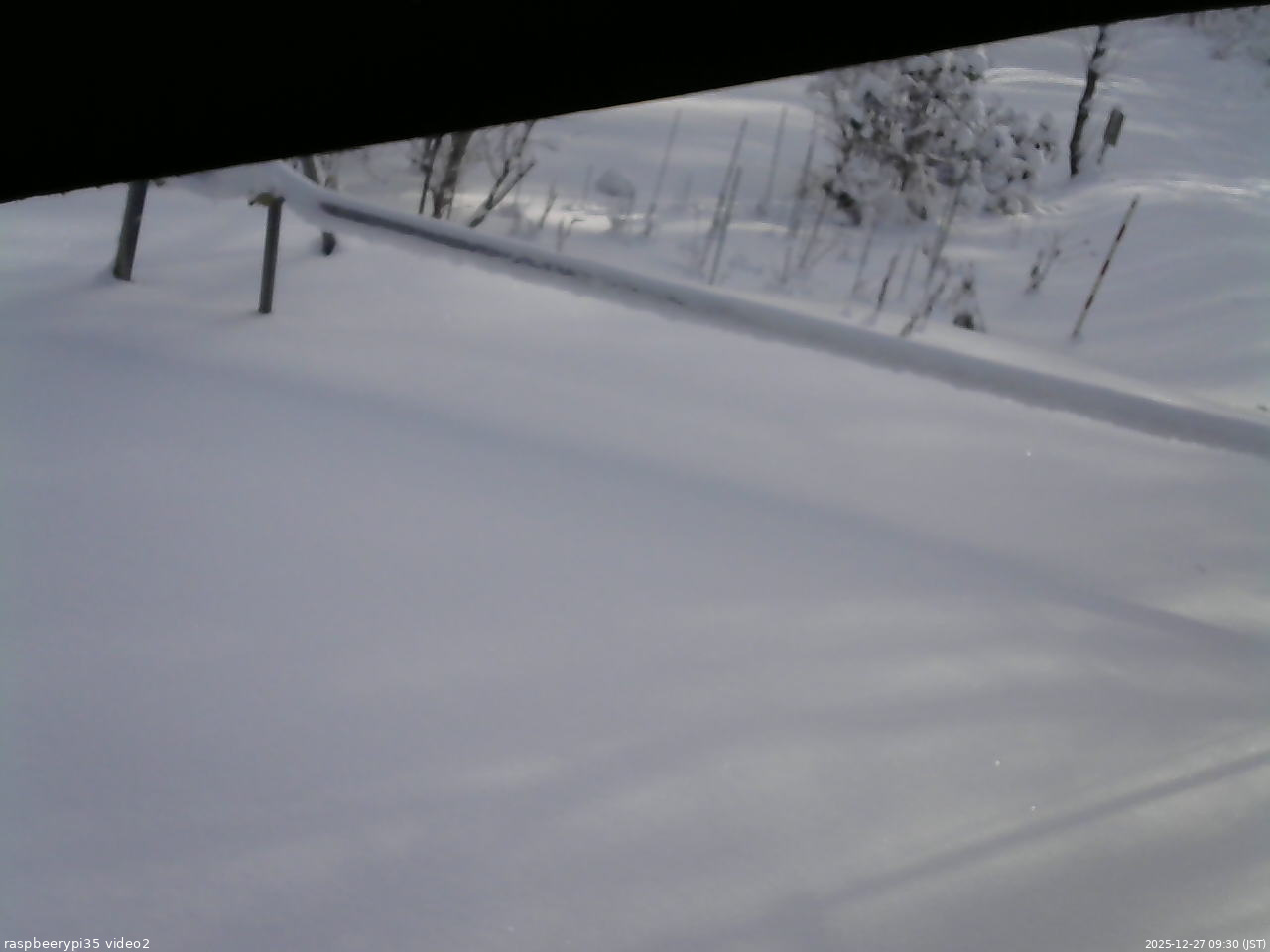 長野県菅平高原 ゆたか山荘 駐車場 2025/12/27 09:30