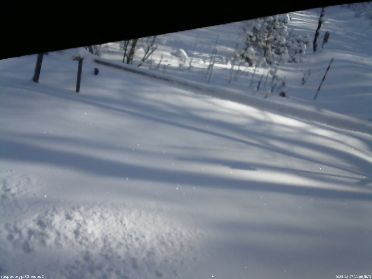 長野県菅平高原 ゆたか山荘 駐車場 2025/12/27 11:00