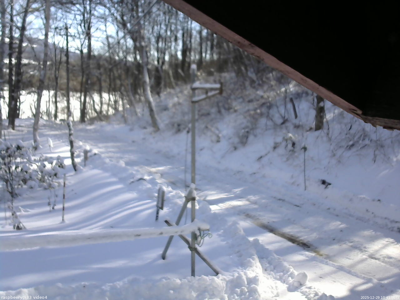 長野県菅平高原 ゆたか山荘 東側(坂下) 2025/12/29 10:45