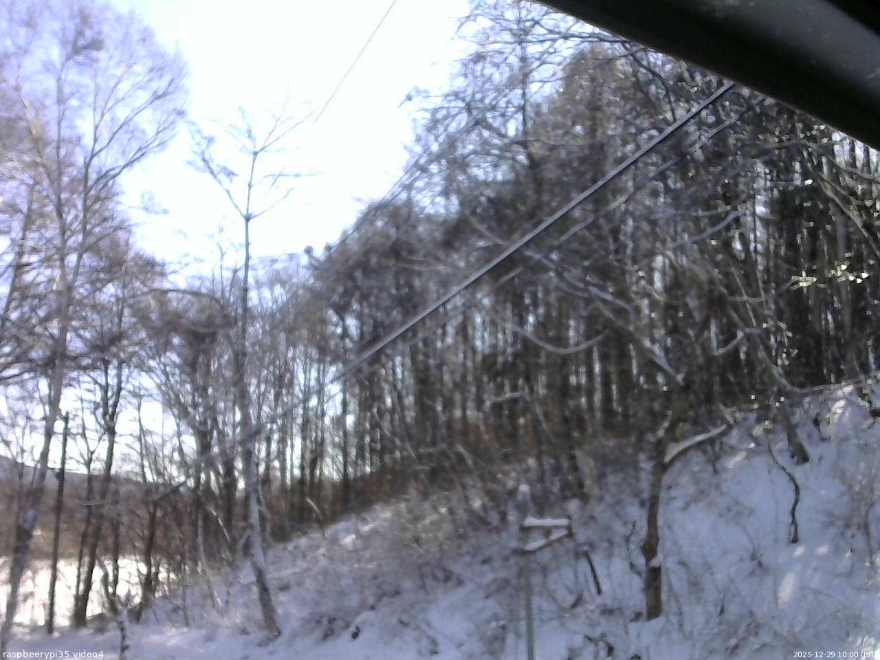 長野県菅平高原 ゆたか山荘 東側上空 2025/12/29 10:00