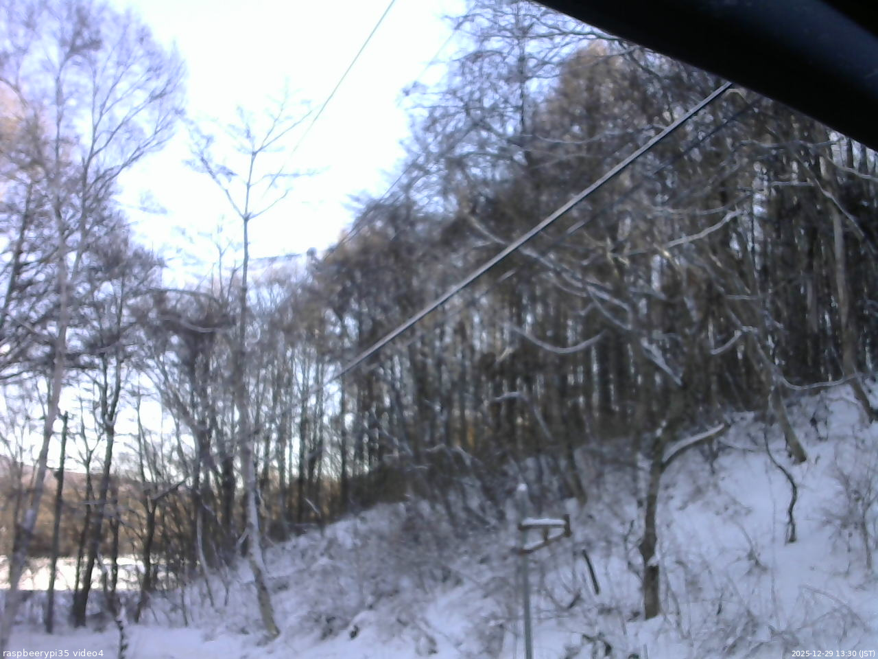 長野県菅平高原 ゆたか山荘 東側上空 2025/12/29 13:30