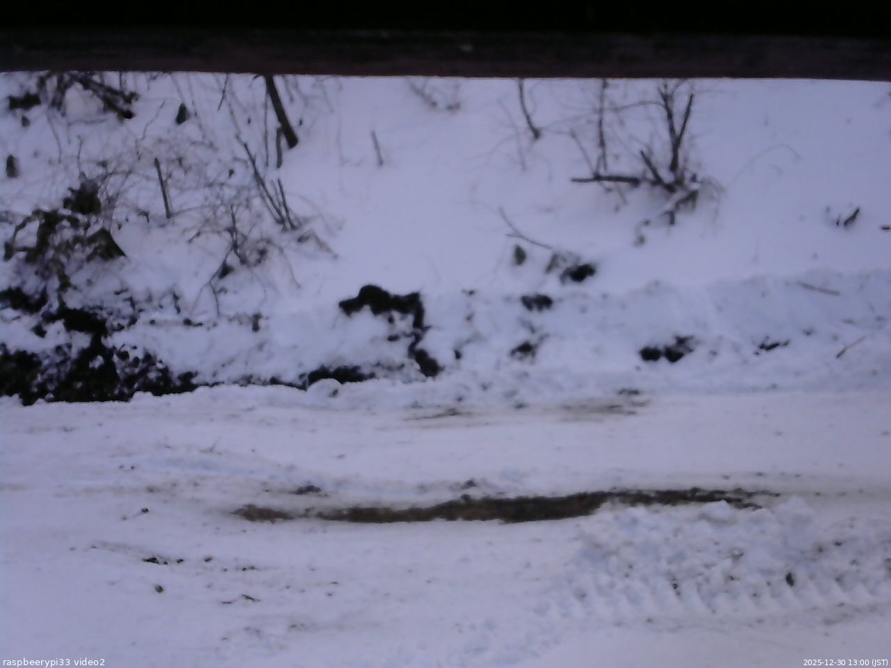 長野県菅平高原 ゆたか山荘 南側 2025/12/30 13:00