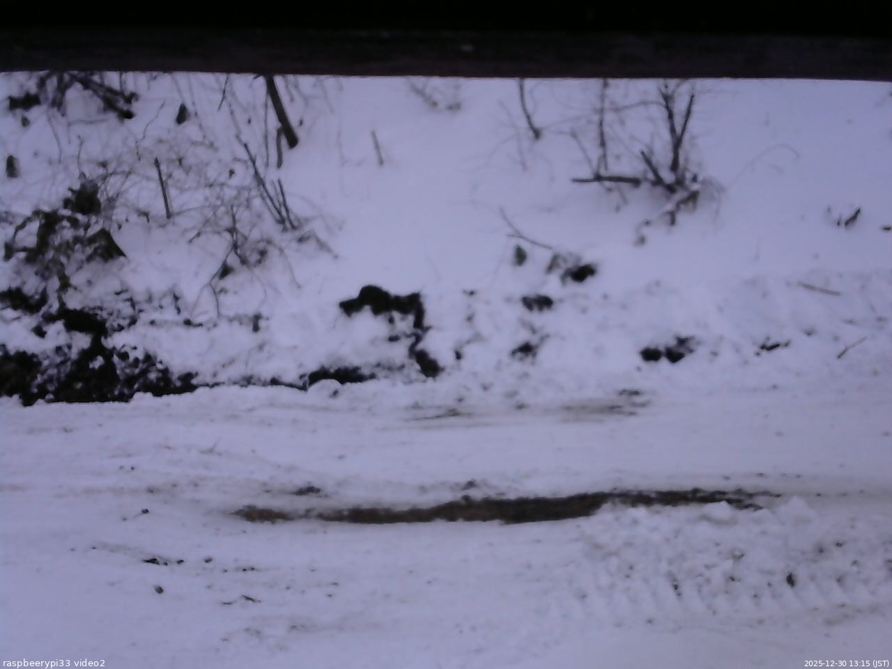 長野県菅平高原 ゆたか山荘 南側 2025/12/30 13:15