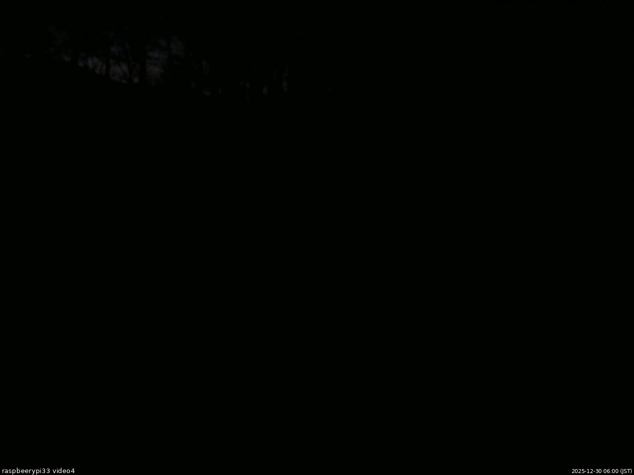 長野県菅平高原 ゆたか山荘 東側(坂下) 2025/12/30 06:00