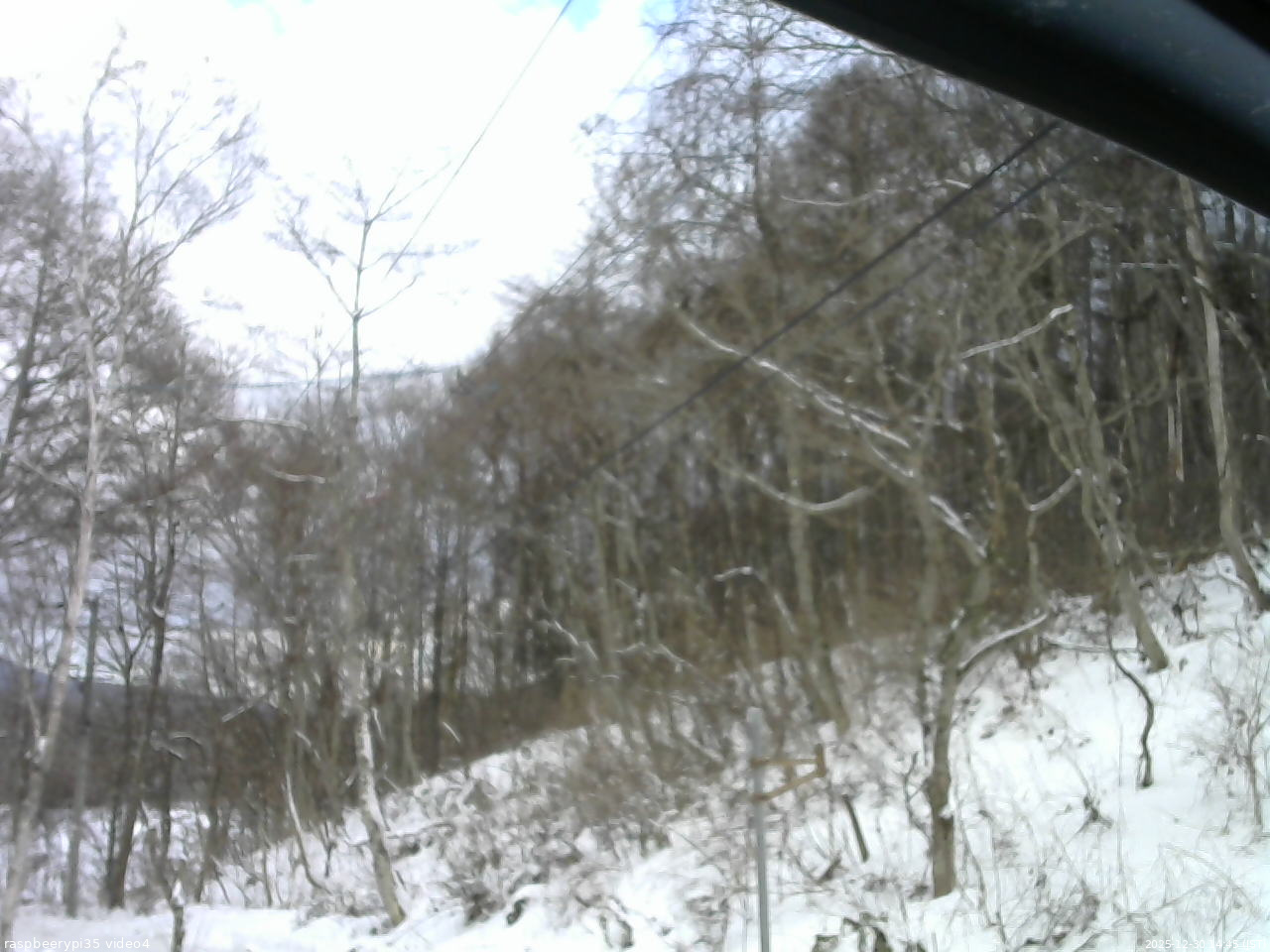 長野県菅平高原 ゆたか山荘 東側上空 2025/12/30 14:45