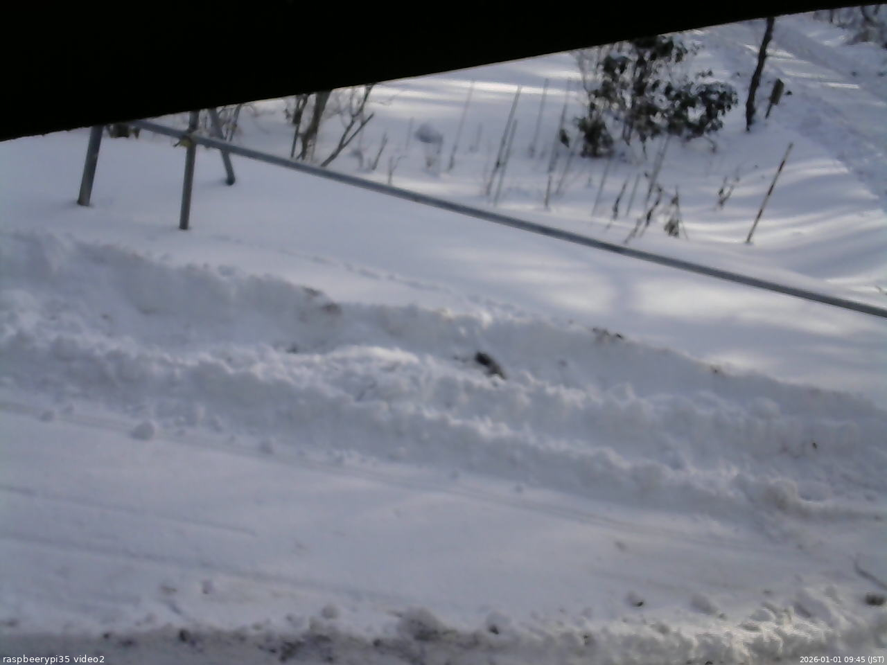 長野県菅平高原 ゆたか山荘 駐車場 2026/01/01 09:45
