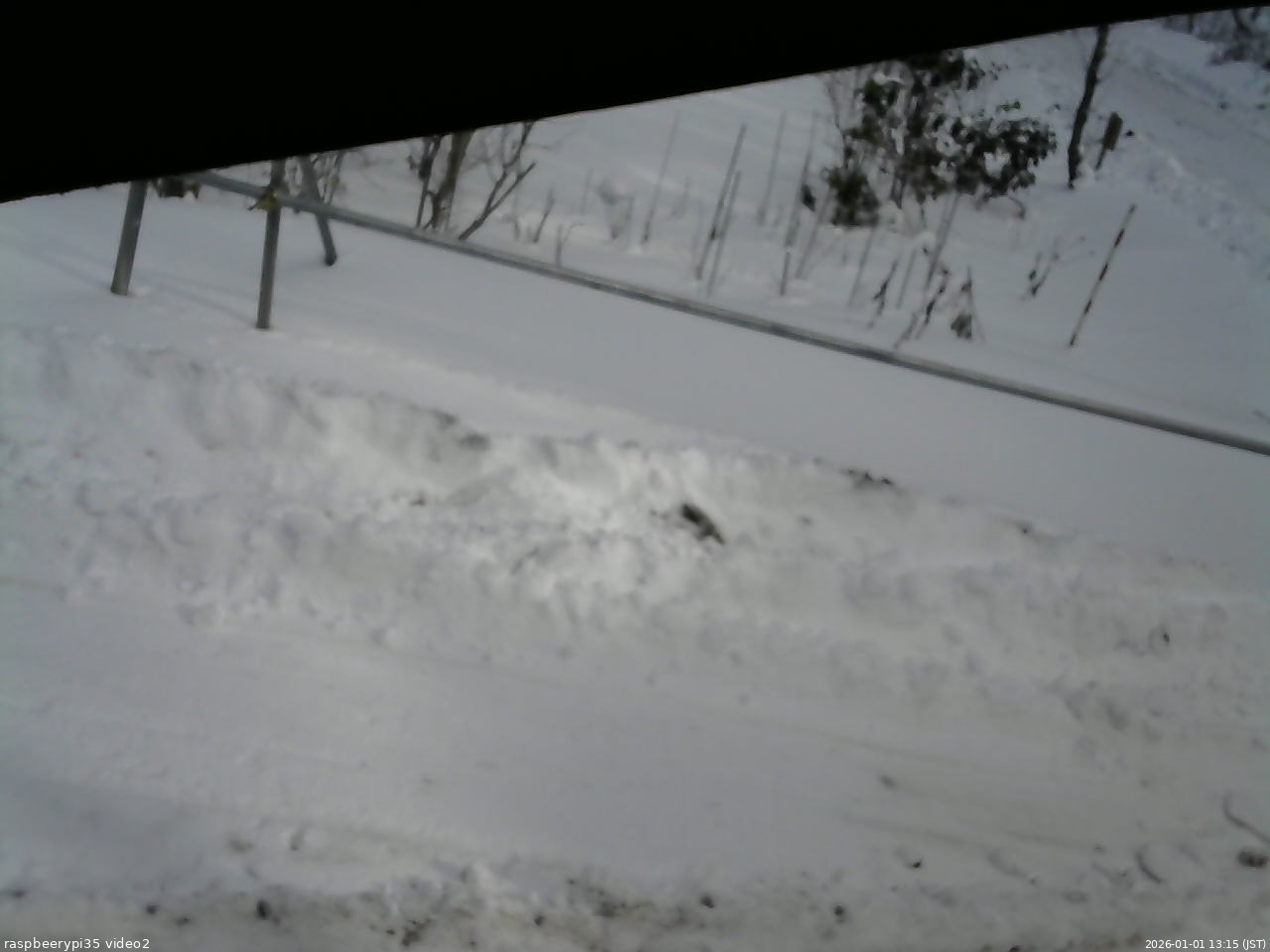 長野県菅平高原 ゆたか山荘 駐車場 2026/01/01 13:15