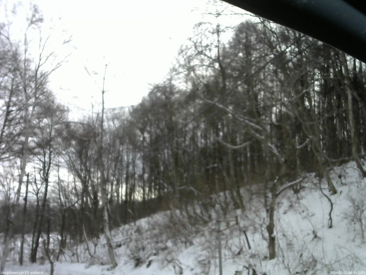 長野県菅平高原 ゆたか山荘 東側上空 2026/01/01 08:30