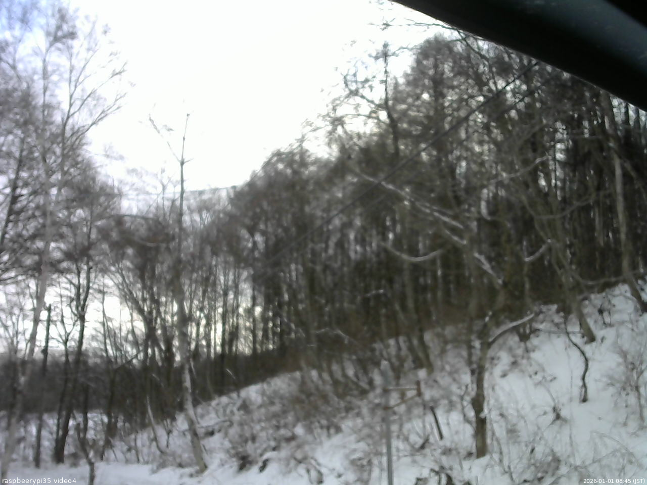長野県菅平高原 ゆたか山荘 東側上空 2026/01/01 08:45