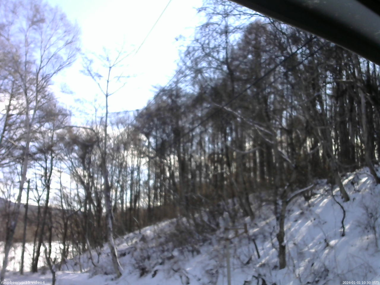 長野県菅平高原 ゆたか山荘 東側上空 2026/01/01 10:30