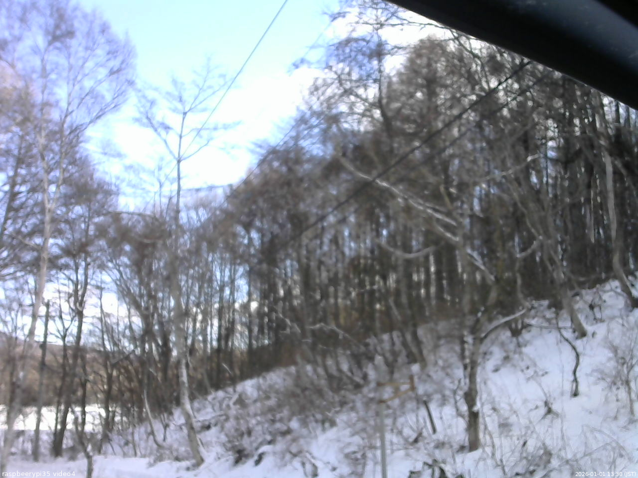 長野県菅平高原 ゆたか山荘 東側上空 2026/01/01 13:30