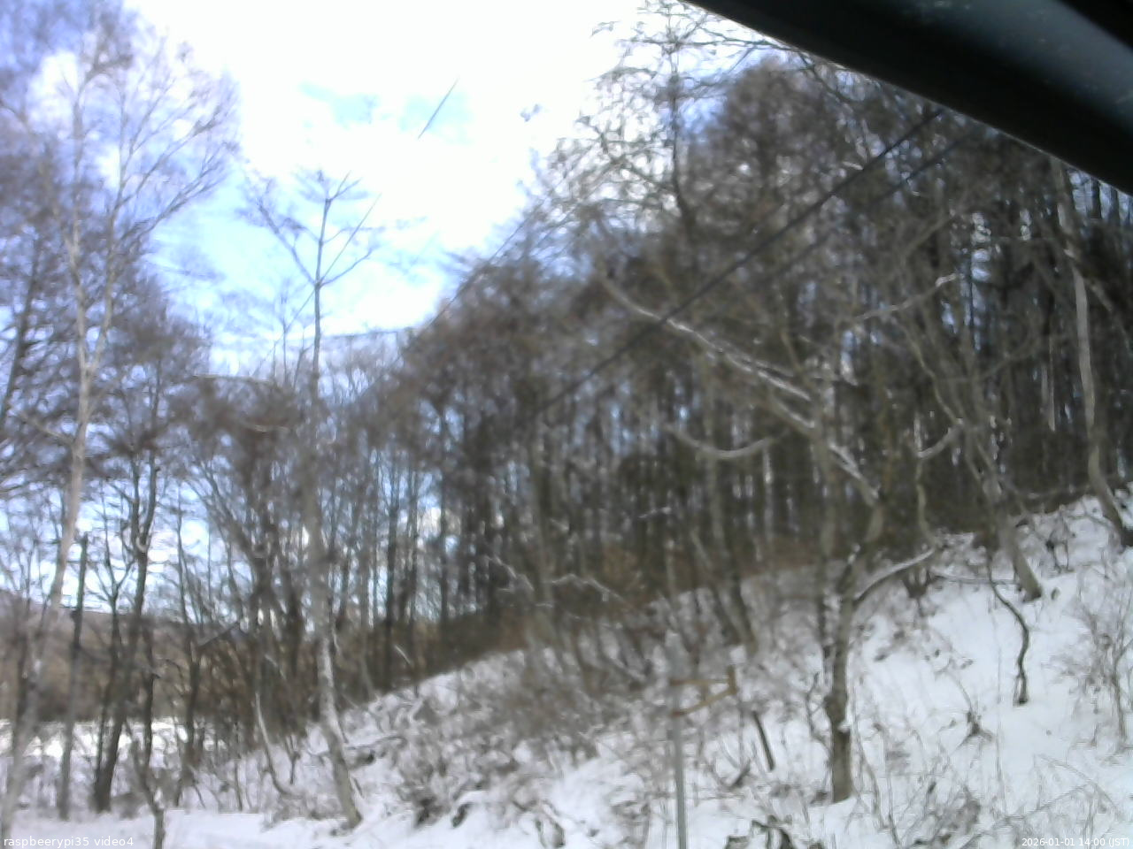 長野県菅平高原 ゆたか山荘 東側上空 2026/01/01 14:00