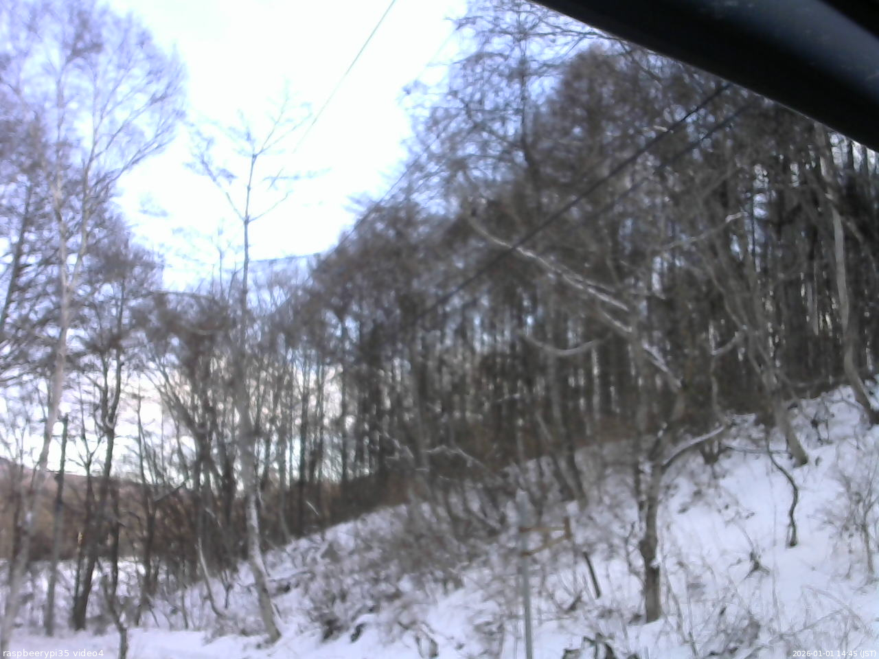長野県菅平高原 ゆたか山荘 東側上空 2026/01/01 14:45