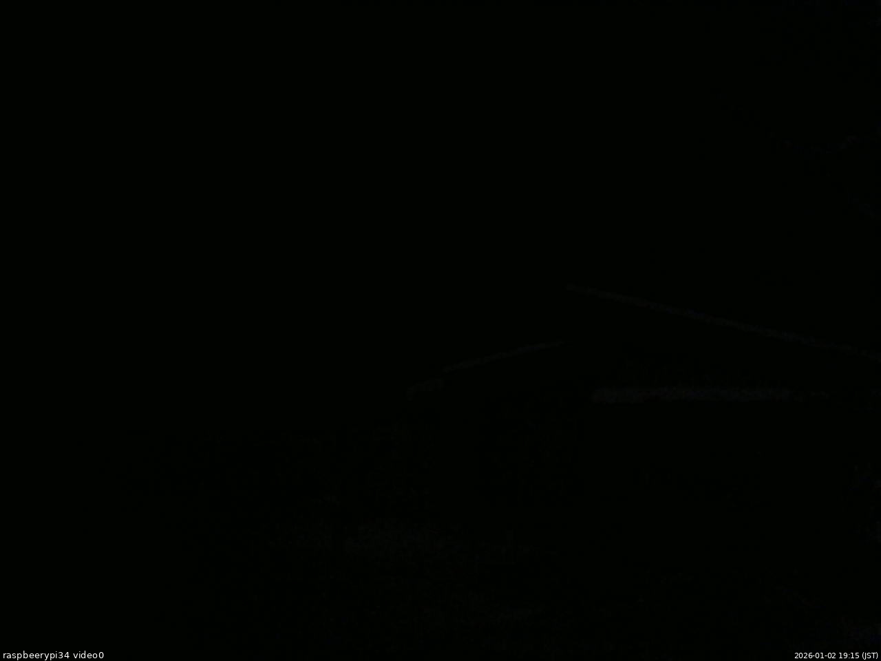 長野県菅平高原 ゆたか山荘 西側(坂上) 2026/01/02 19:15