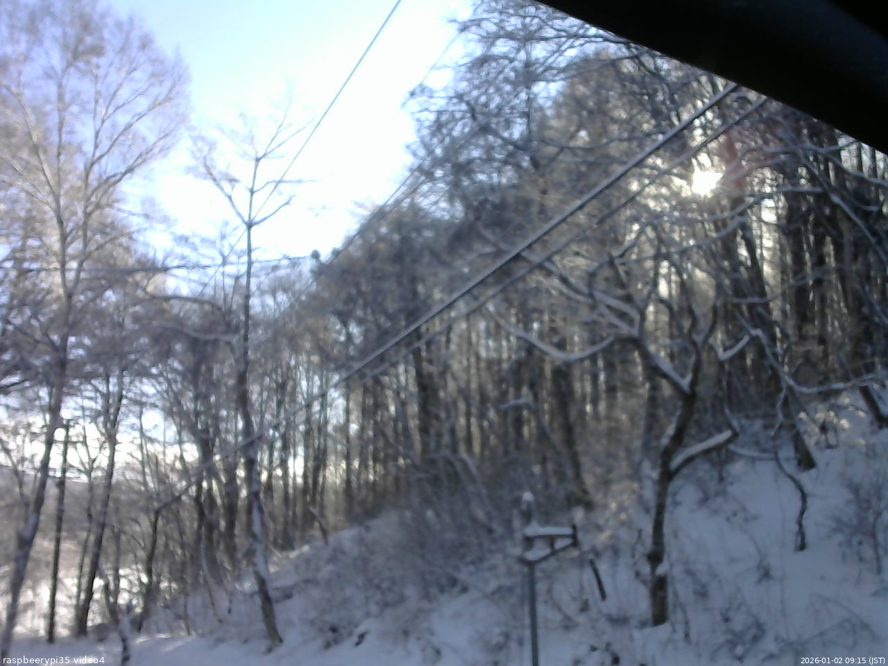 長野県菅平高原 ゆたか山荘 東側上空 2026/01/02 09:15