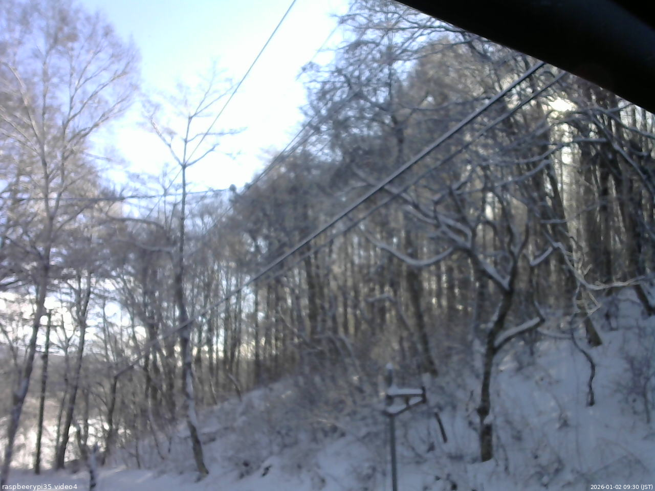 長野県菅平高原 ゆたか山荘 東側上空 2026/01/02 09:30