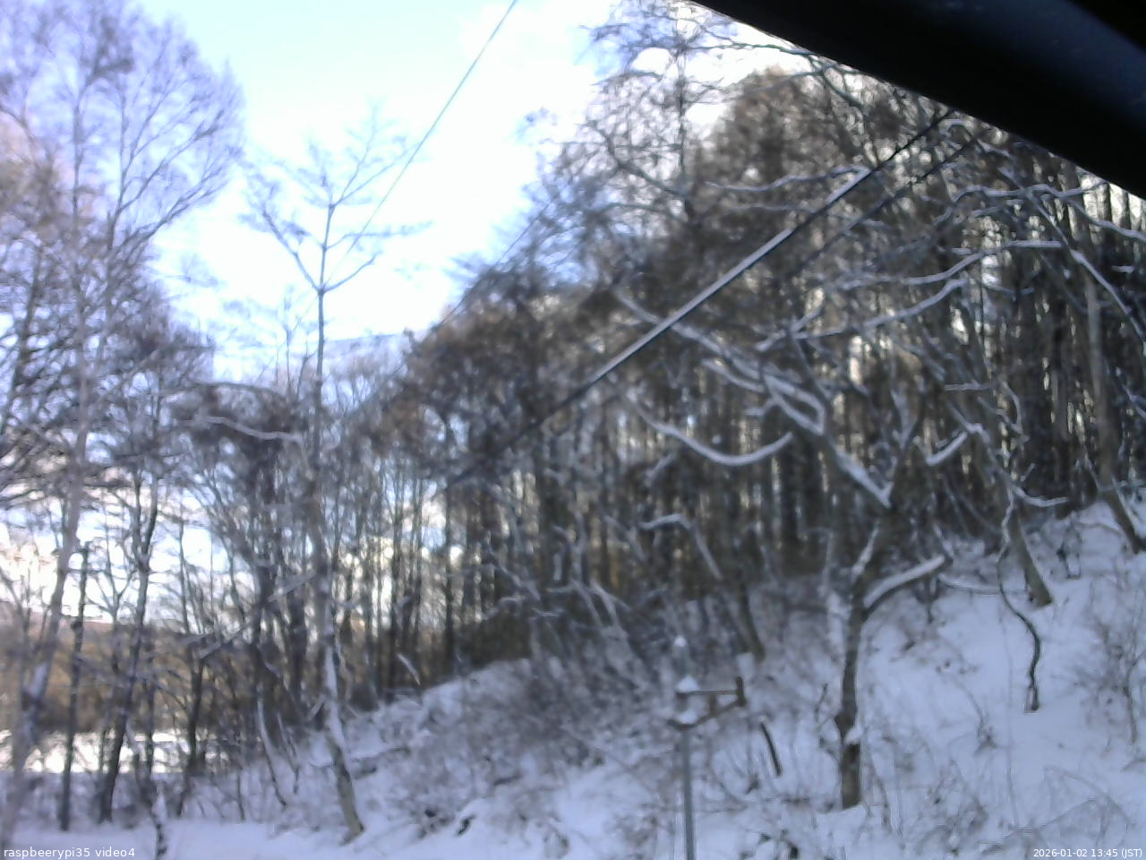 長野県菅平高原 ゆたか山荘 東側上空 2026/01/02 13:45