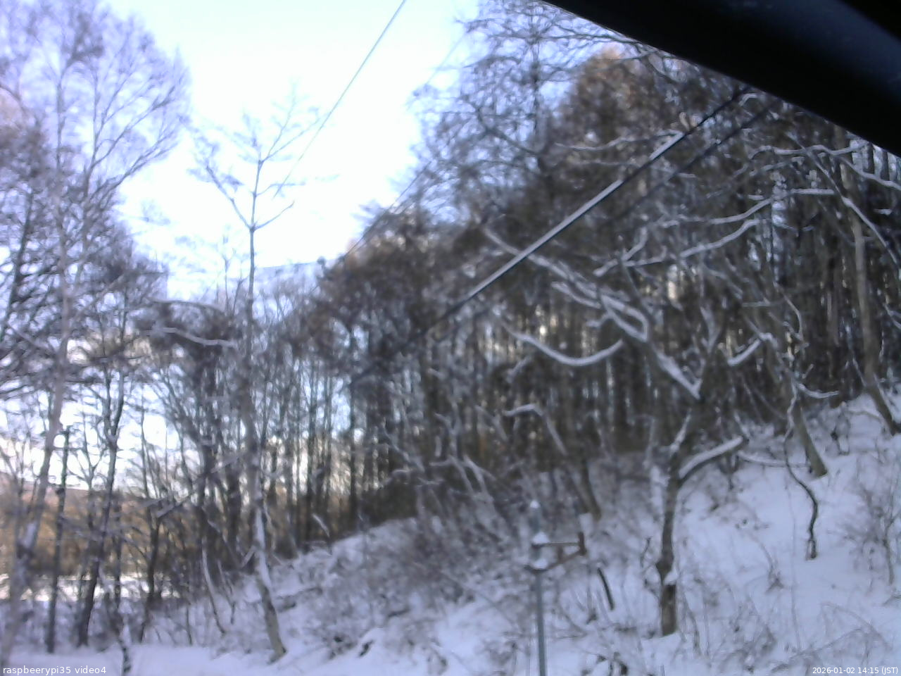 長野県菅平高原 ゆたか山荘 東側上空 2026/01/02 14:15